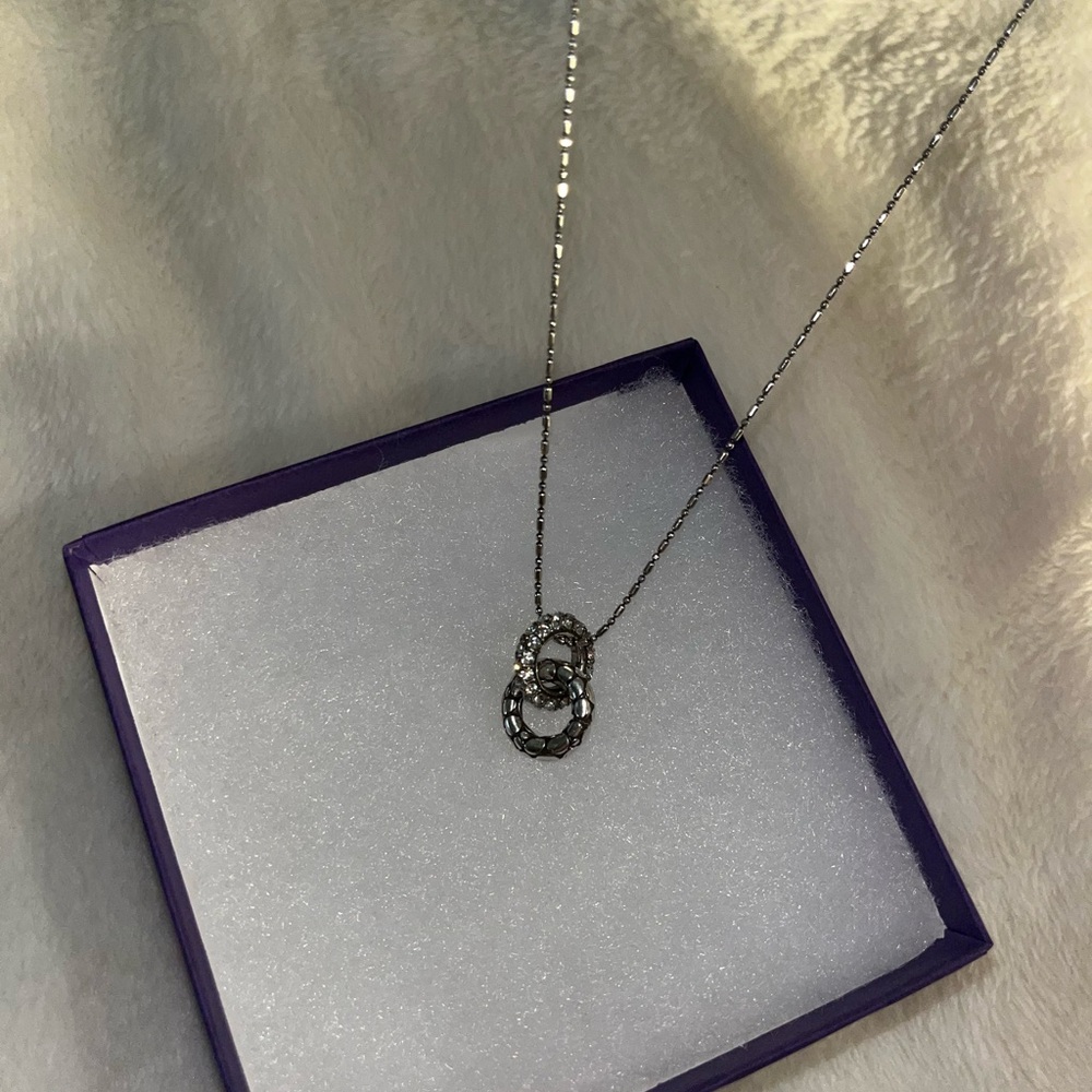 Brighton Interlink Silver Necklace